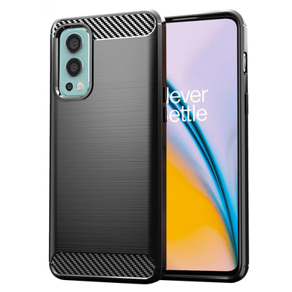 Θήκη για OnePlus Nord 2 5G, Techsuit, Carbon, Μαύρη