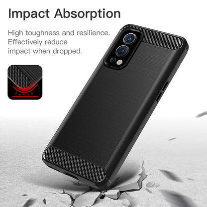 Θήκη για OnePlus Nord 2 5G, Techsuit, Carbon, Μαύρη