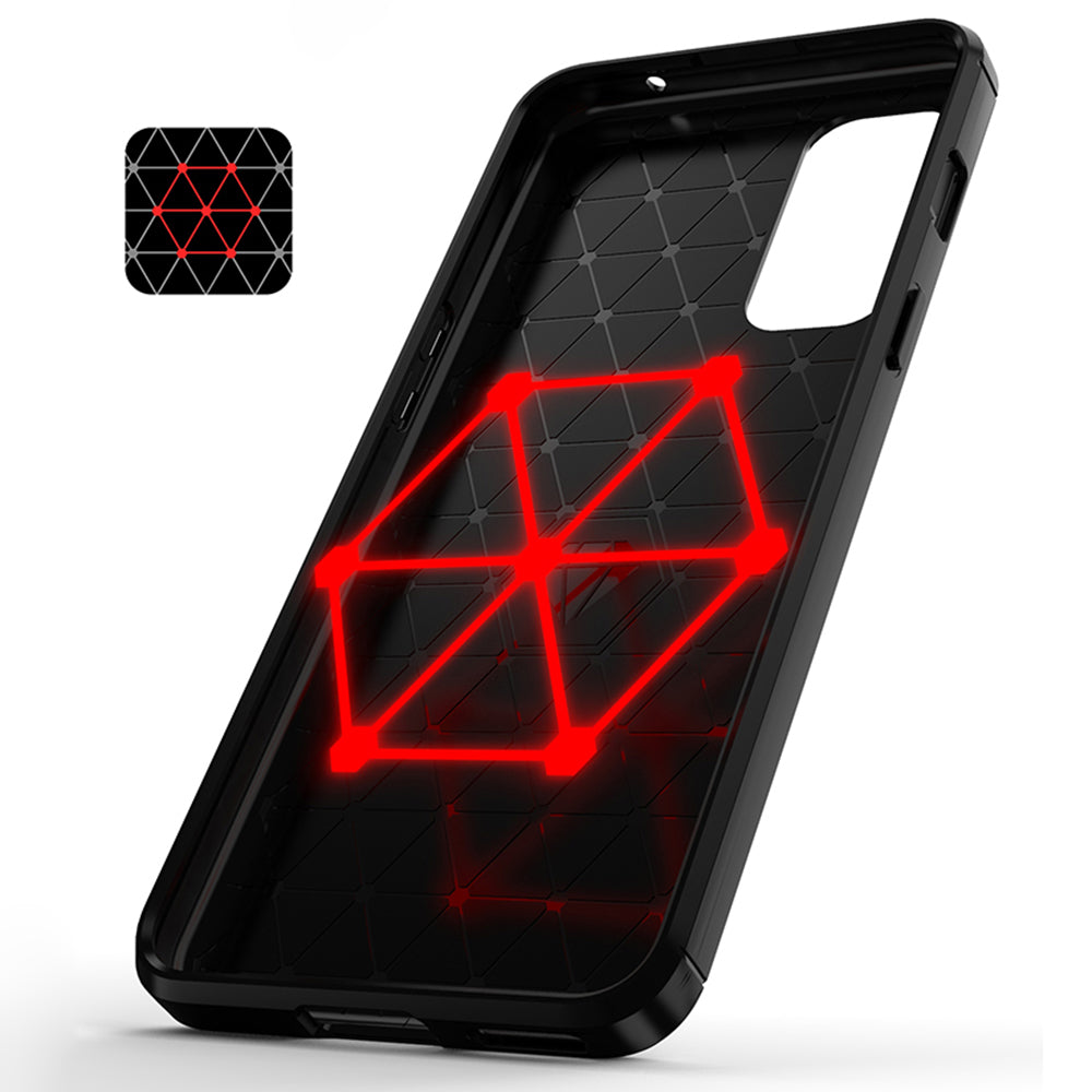 Θήκη για OnePlus Nord 2 5G, Techsuit, Carbon, Μαύρη