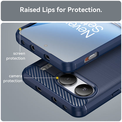 Θήκη για OnePlus Nord 4, Techsuit, Κάρμπον, Μπλε