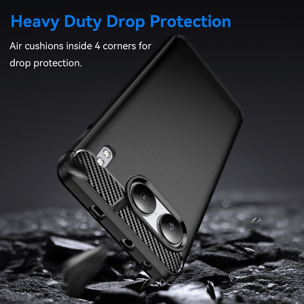Θήκη για OnePlus Nord 4, Techsuit, Carbon, Μαύρο