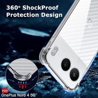 Θήκη για OnePlus Nord 4, Techsuit, Ανθεκτική σε Κρούσεις Διαφανής, Διάφανη