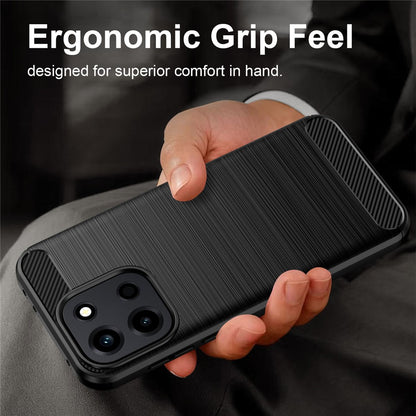 Θήκη για OnePlus Nord 6, Techsuit, Carbon, Μαύρο