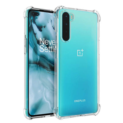 Θήκη για OnePlus Nord, Techsuit, Ανθεκτική σε Κρούσεις Διαφανής, Διάφανη