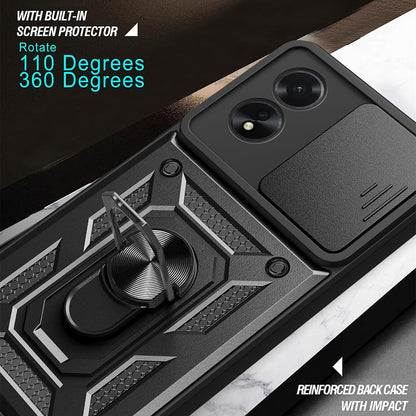 Θήκη για Oppo A18 / A38, Techsuit, CamShield, Μαύρο