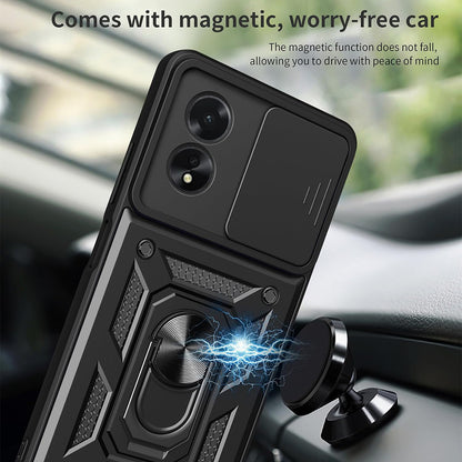 Θήκη για Oppo A18 / A38, Techsuit, CamShield, Μαύρο
