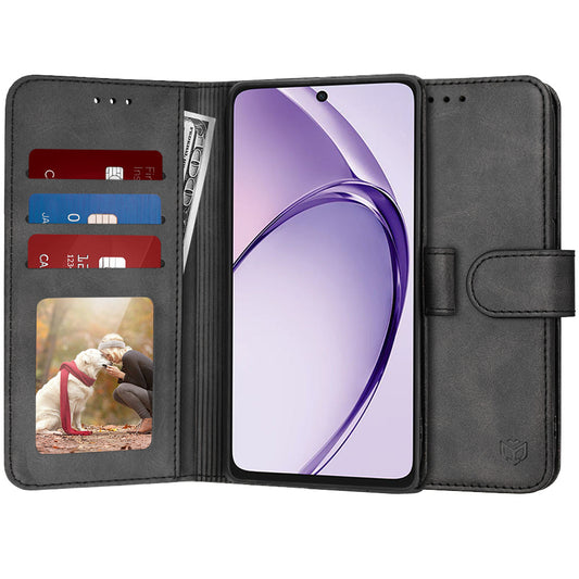 Θήκη για Oppo A3 4G / A3, Techsuit, Diary Book, Μαύρη
