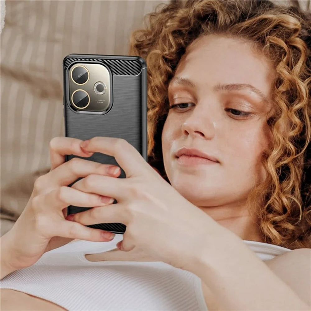 Θήκη για Oppo A5 Pro 4G / A5 Pro, Techsuit, Carbon, Μαύρο