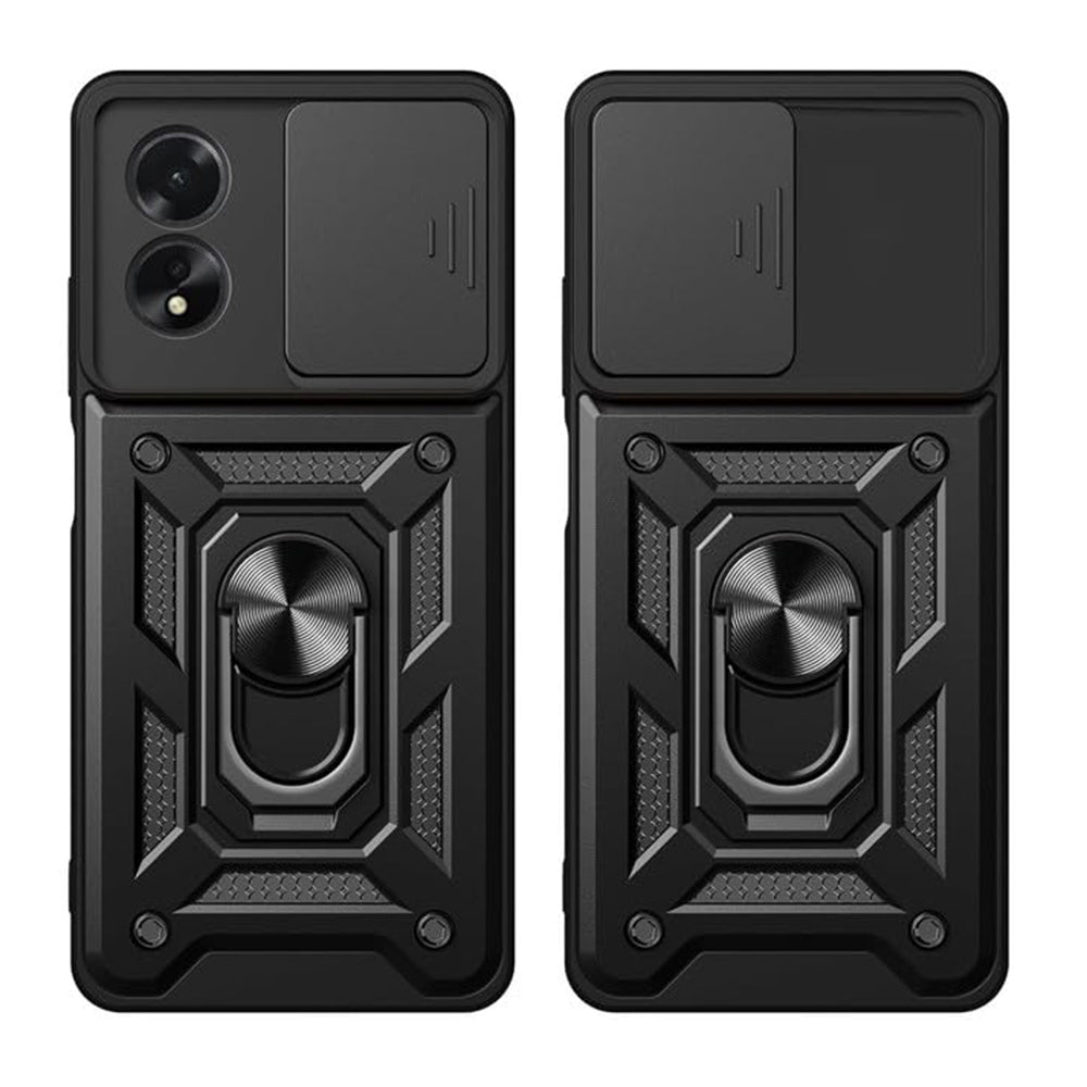 Θήκη για Oppo A58 4G, Techsuit, CamShield, Μαύρη