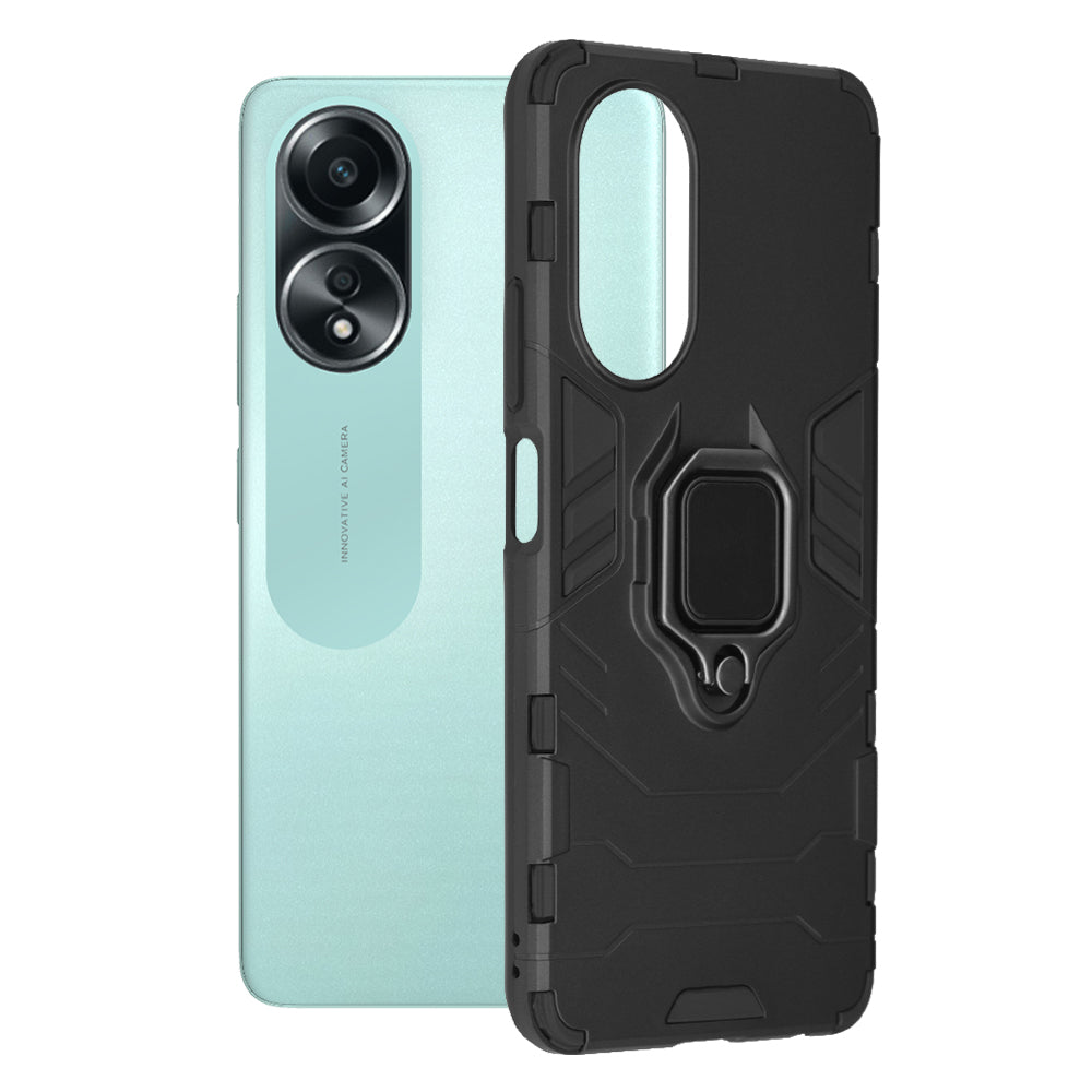 Θήκη για Oppo A58 4G, Techsuit, Shield, Μαύρη