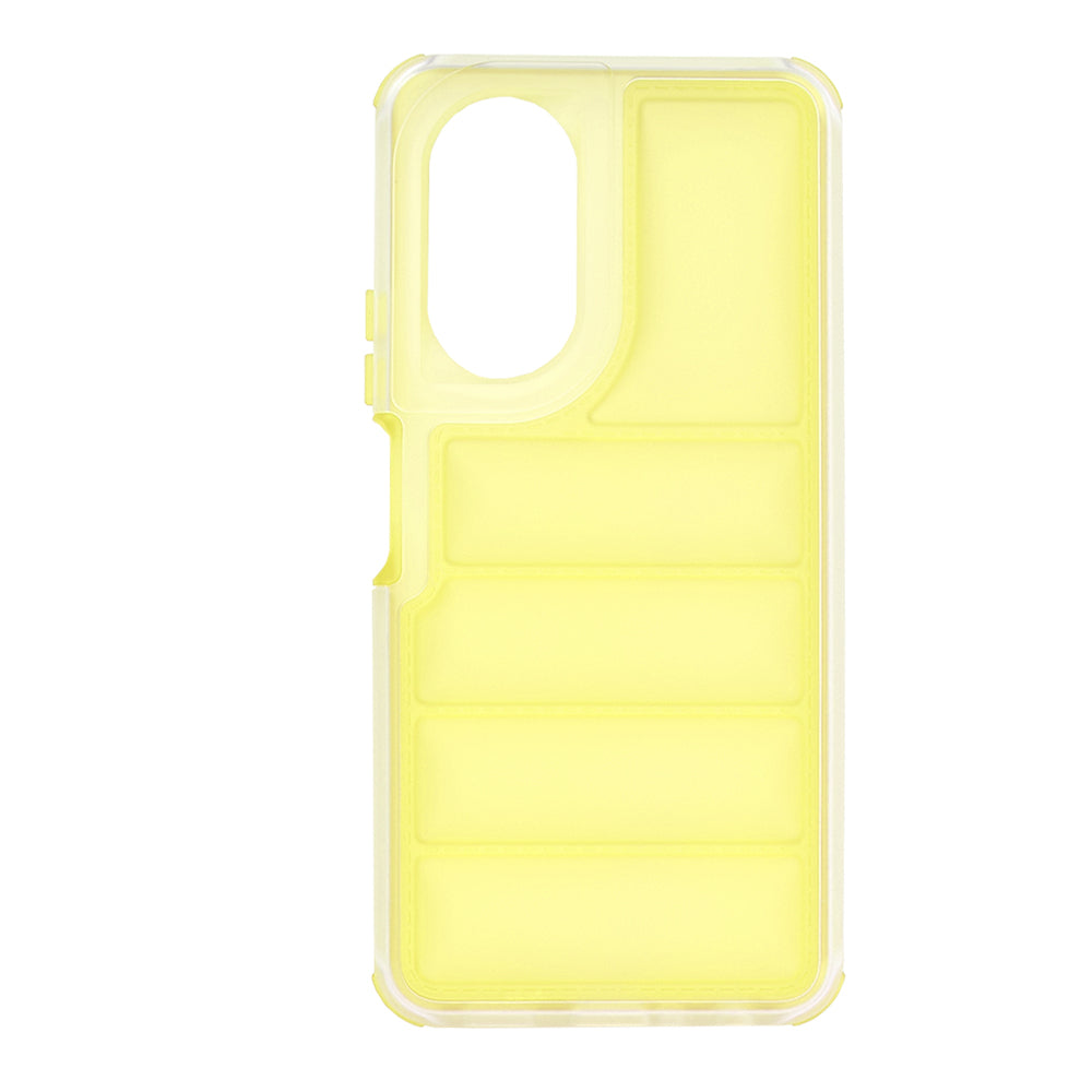 Θήκη για Oppo A58 4G, Techsuit, Wave Shield, Κίτρινη