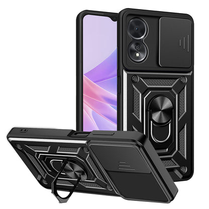 Θήκη για Oppo A58 5G / A78 5G, Techsuit, CamShield, Μαύρη