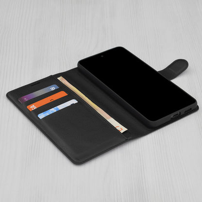 Θήκη για Oppo A6 4G, Techsuit, Leather Folio, Μαύρη