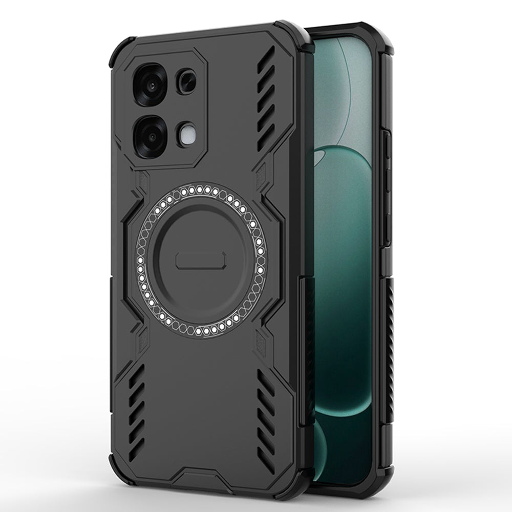 MagSafe Case for Oppo A6 Pro 5G / A6 Pro 4G, Techsuit, ArmorMag, Black