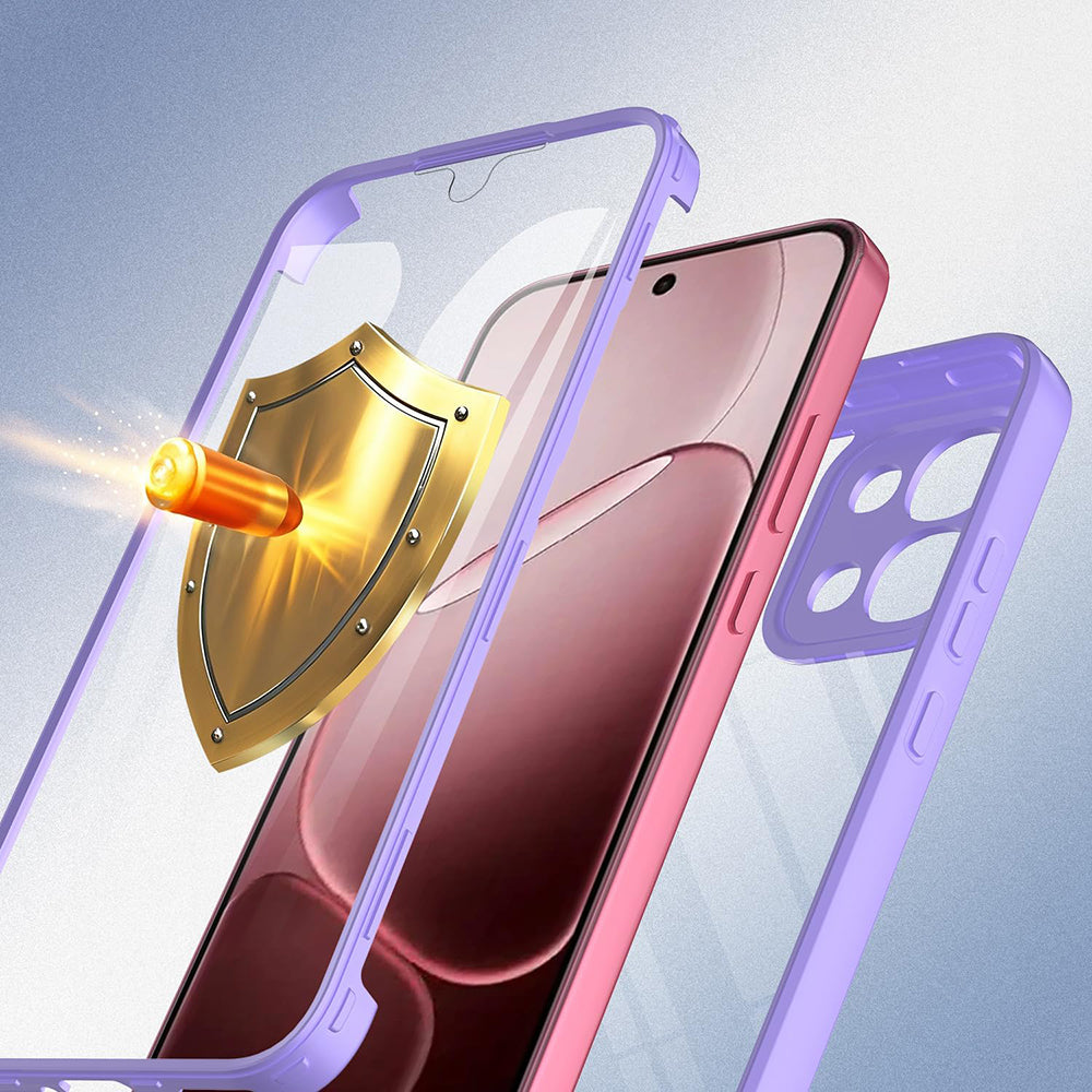 Θήκη για Oppo A6 Pro 5G / A6 Pro 4G, Techsuit, ColorVerse 360, Μωβ