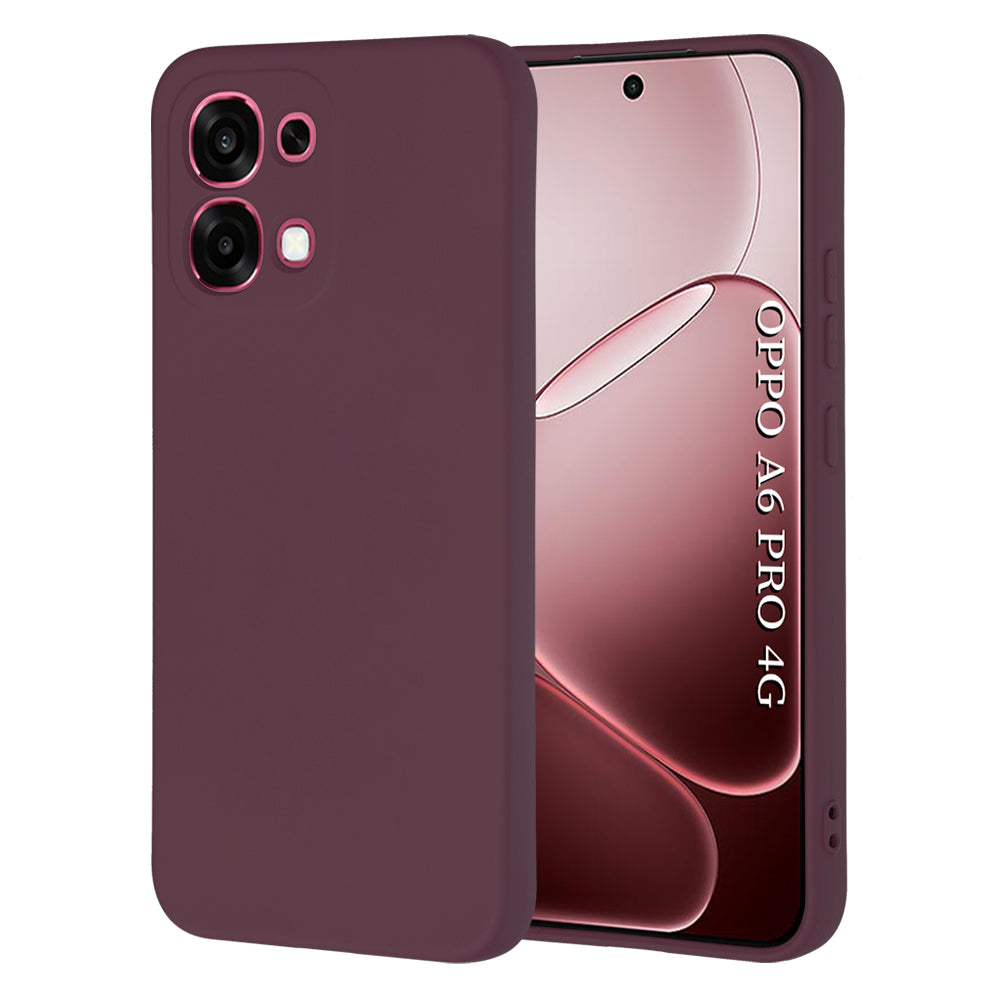 Θήκη για Oppo A6 Pro 5G / A6 Pro 4G, Techsuit, SoftFlex, Βυσσινί
