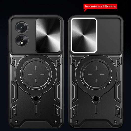 Θήκη για Oppo A60, Techsuit, CamGuard Pro, Κόκκινο