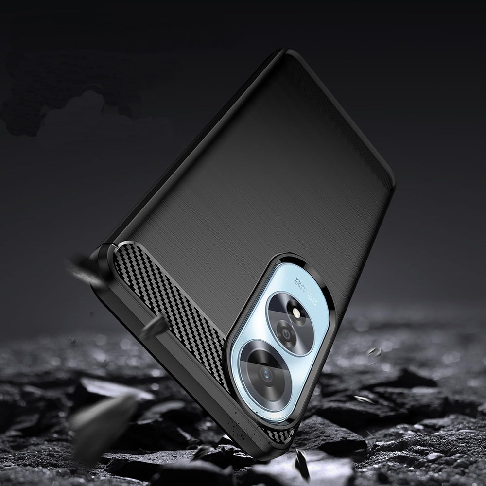 Θήκη για Oppo A60, Techsuit, Carbon, Μαύρο