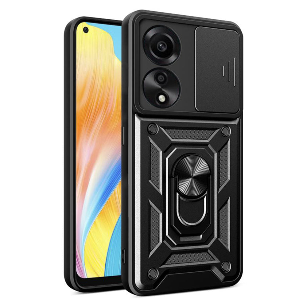 Θήκη για Oppo A78 4G, Techsuit, CamShield, Μαύρο