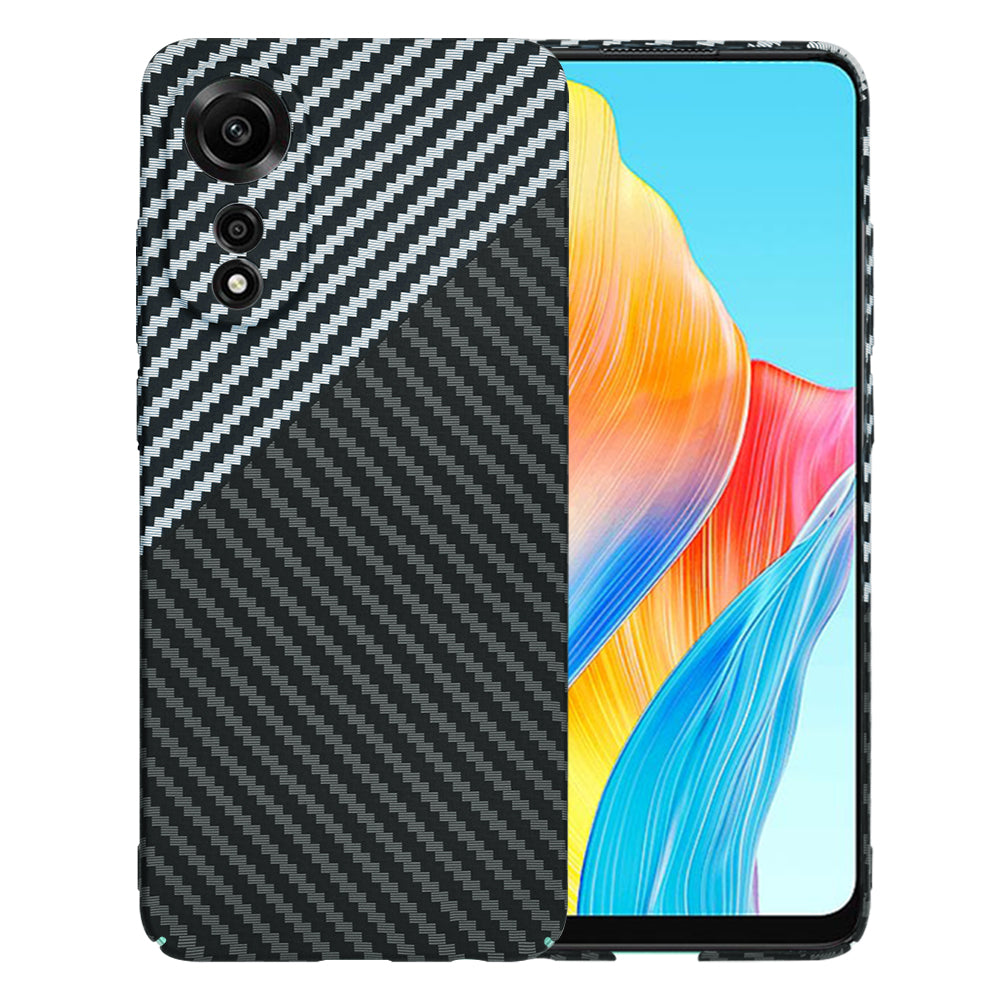 Θήκη για Oppo A78 4G, Techsuit, Carbonite FiberShell, Μαύρο Γκρι
