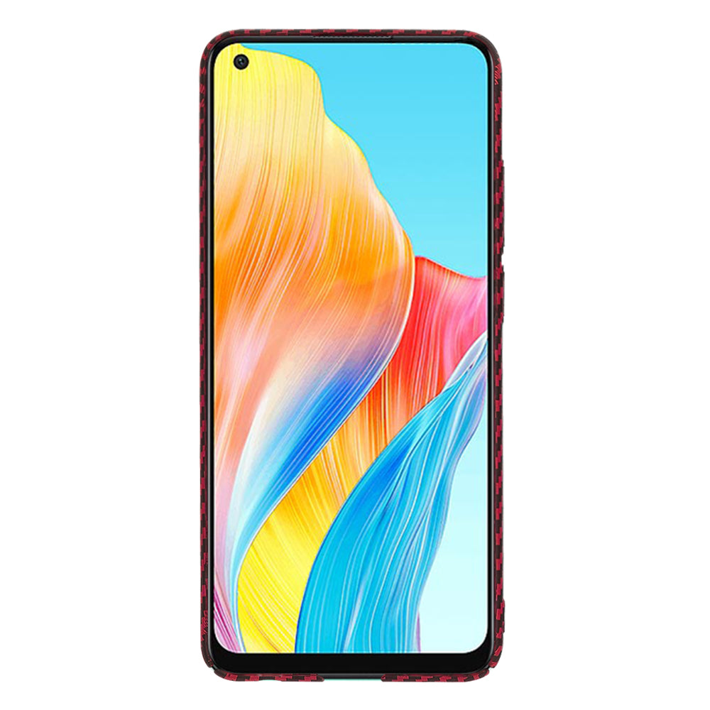 Θήκη για Oppo A78 4G, Techsuit, Carbonite FiberShell, Κόκκινο