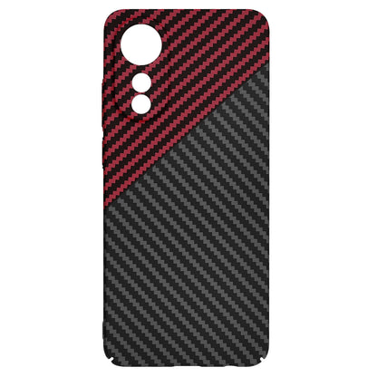 Θήκη για Oppo A78 4G, Techsuit, Carbonite FiberShell, Μαύρο Κόκκινο
