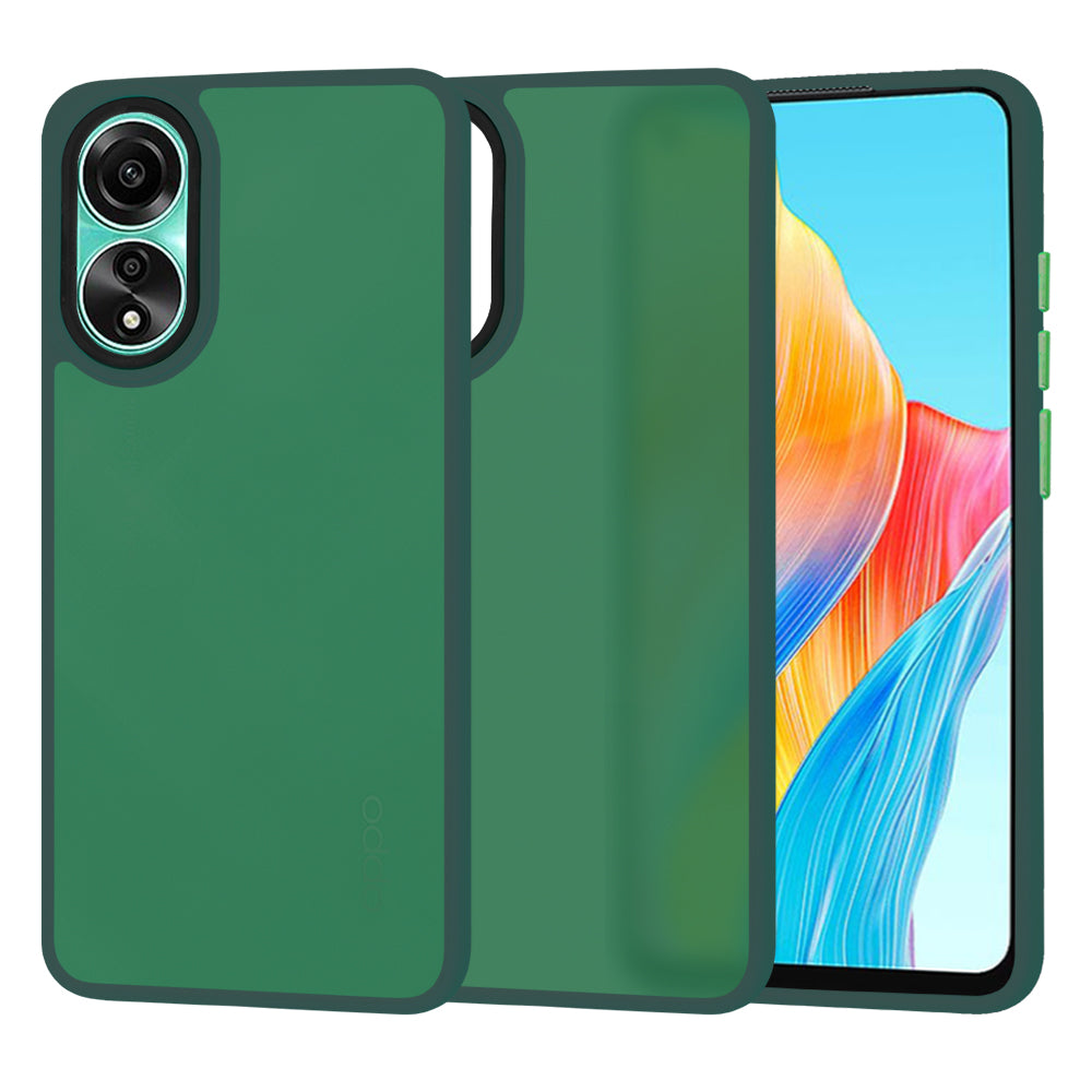 Θήκη για Oppo A78 4G, Techsuit, HaloFrost, Πράσινο