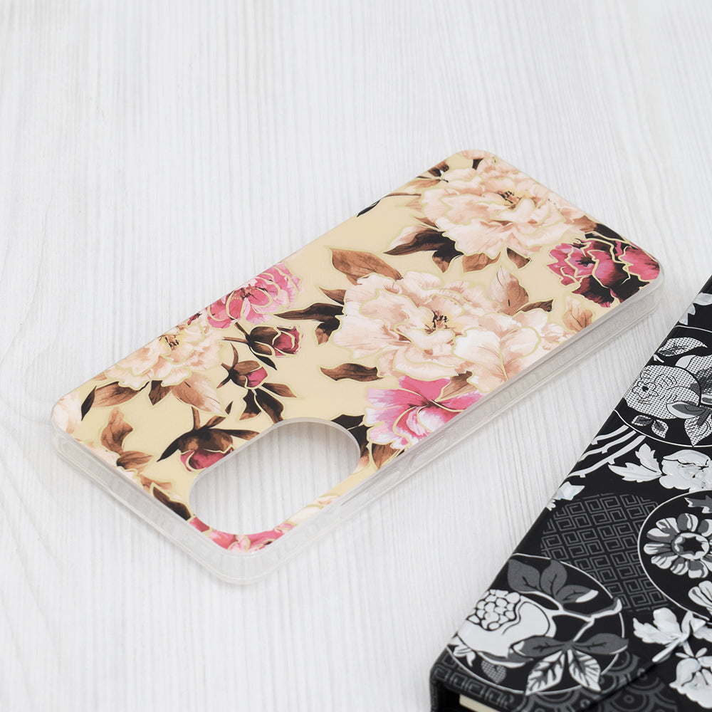 Θήκη για Oppo A78 4G, Techsuit, Marble, Μπεζ
