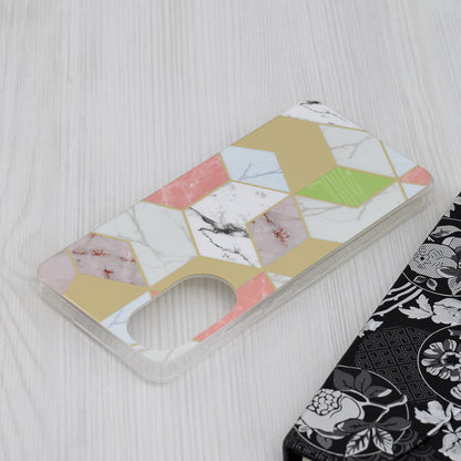 Θήκη για Oppo A78 4G, Techsuit, Marble, Μωβ