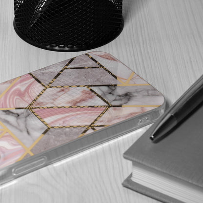 Θήκη για Oppo A78 4G, Techsuit, Marble, Ροζ