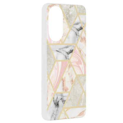 Θήκη για Oppo A78 4G, Techsuit, Marble, Ροζ