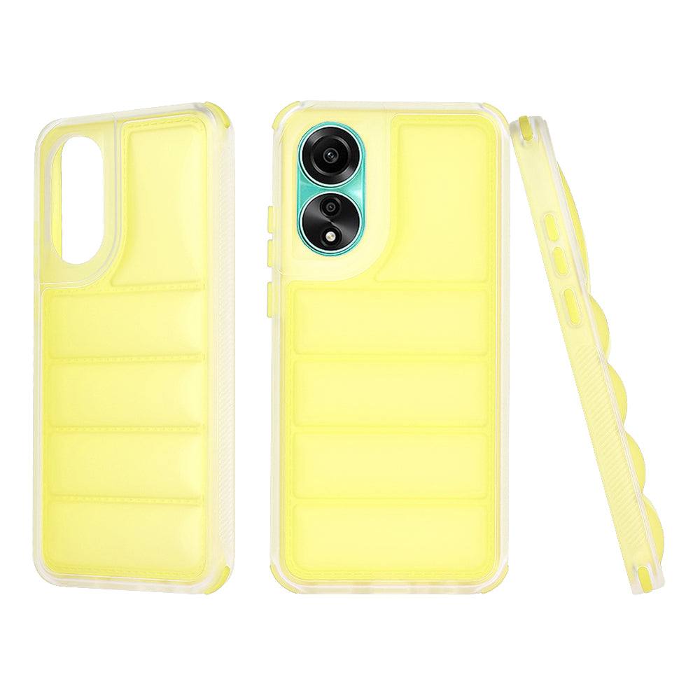 Θήκη για Oppo A78 4G, Techsuit, Wave Shield, Κίτρινη