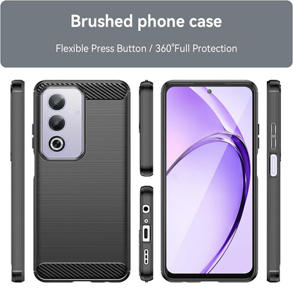 Θήκη για Oppo A80, Techsuit, Carbon, Μαύρη