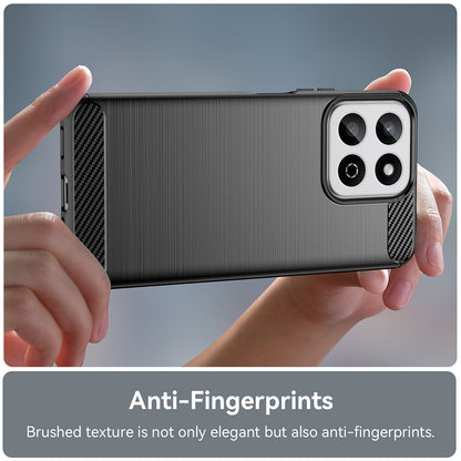 Θήκη για Oppo A80, Techsuit, Carbon, Μαύρη