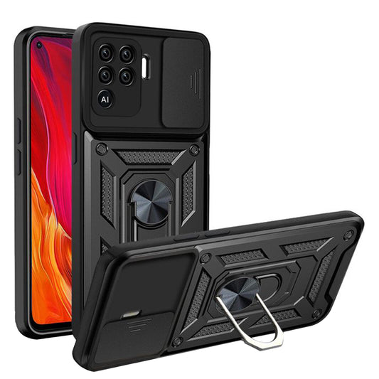 Θήκη για Oppo A94 / Reno5 Lite, Techsuit, CamShield, Μαύρο