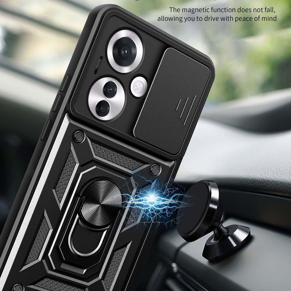 Θήκη για Oppo Reno11 F, Techsuit, CamShield, Ροζ
