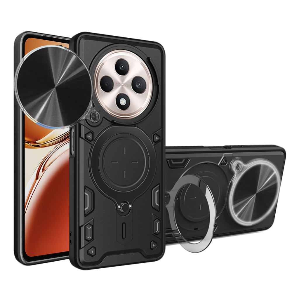 Θήκη για Oppo Reno12 FS 5G / Reno12 FS 4G / Reno12 F 4G / Reno12 F, Techsuit, CamGuard Pro, Μαύρη