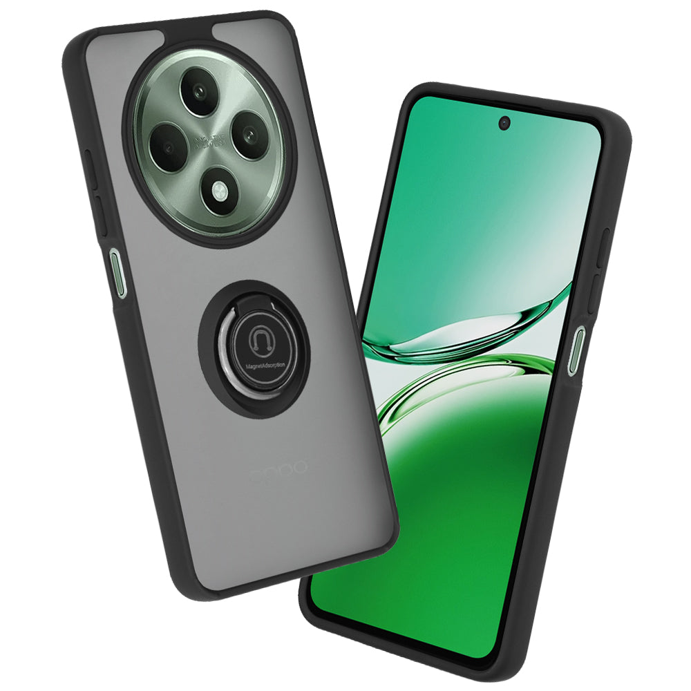 Θήκη για Oppo Reno12 FS 5G / Reno12 FS 4G / Reno12 F 4G / Reno12 F, Techsuit, Glinth, Μαύρο