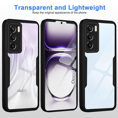 Θήκη για Oppo Reno12 Pro, Techsuit, ColorVerse 360, Μαύρο