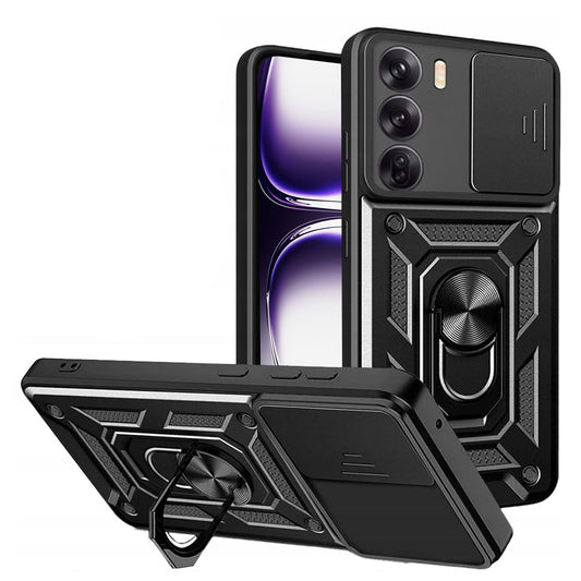 Θήκη για Oppo Reno12, Techsuit, CamShield, Μαύρο