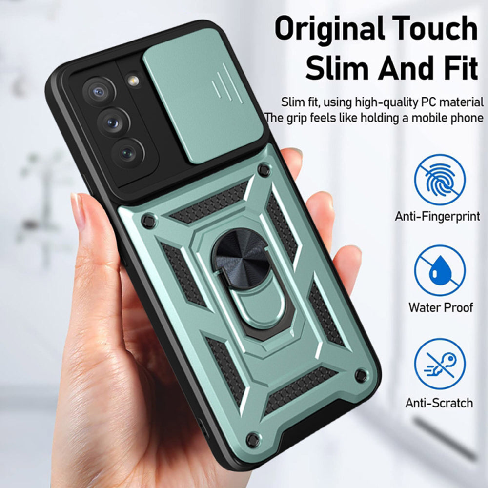Θήκη για Oppo Reno12, Techsuit, CamShield, Ροζ