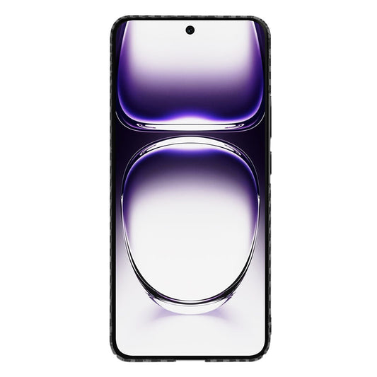 Θήκη για Oppo Reno12, Techsuit, Carbonite FiberShell, Μαύρο
