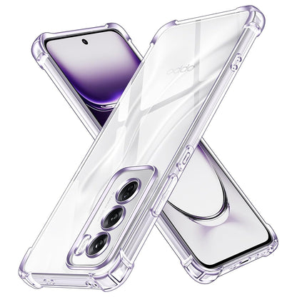 Θήκη για Oppo Reno12, Techsuit, Ανθεκτική σε Κρούσεις Διαφανής, Διάφανη