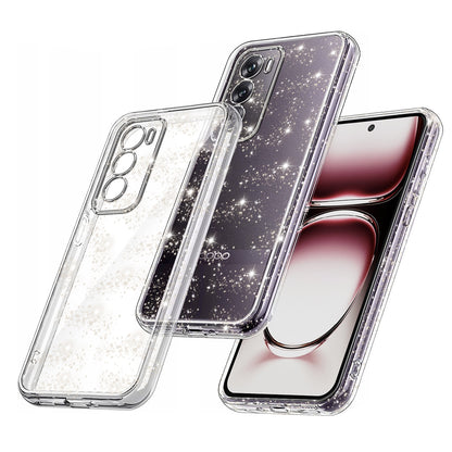 Θήκη για Oppo Reno12, Techsuit, SparkleSkin, Διαφανής