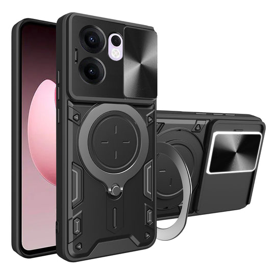 Θήκη για Oppo Reno13 FS 5G / Reno13 F 4G / Reno13 F, Techsuit, CamGuard Pro, Μαύρο