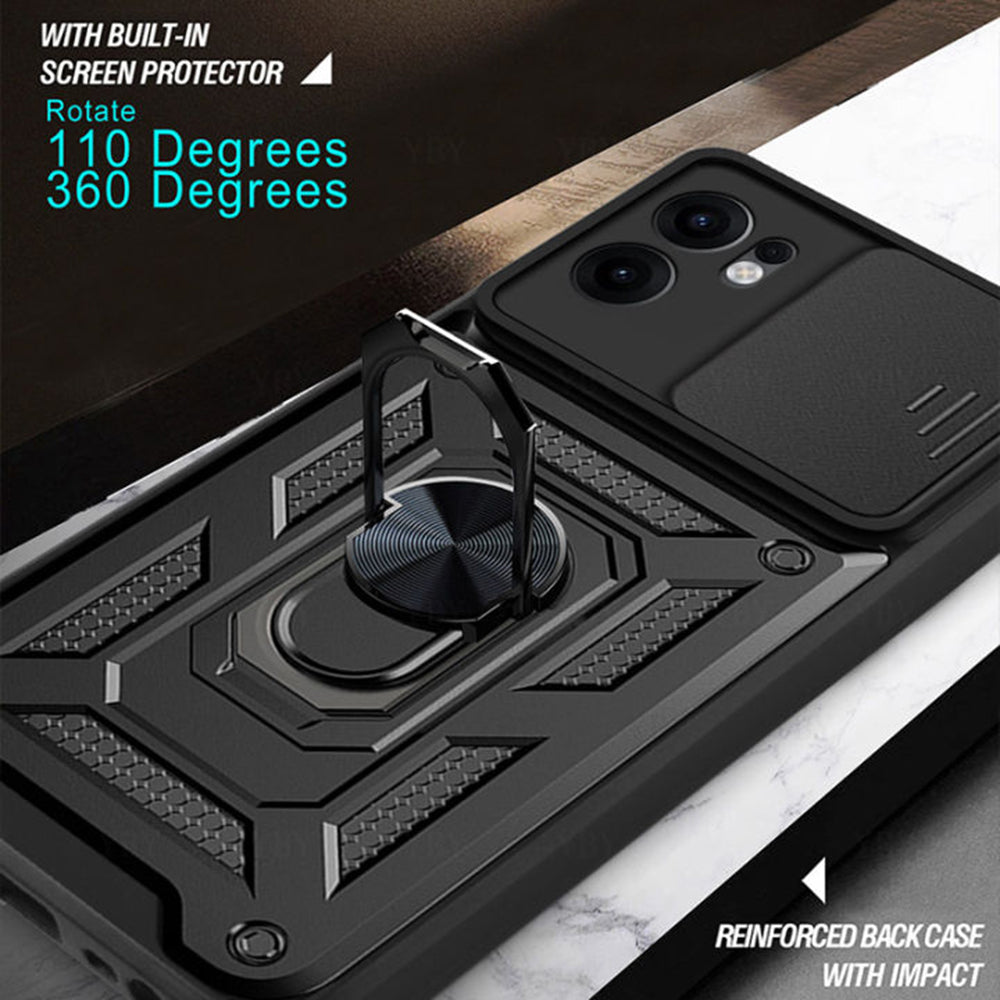 Θήκη για Oppo Reno13 FS 5G / Reno13 F 4G / Reno13 F, Techsuit, CamShield, Μπλε