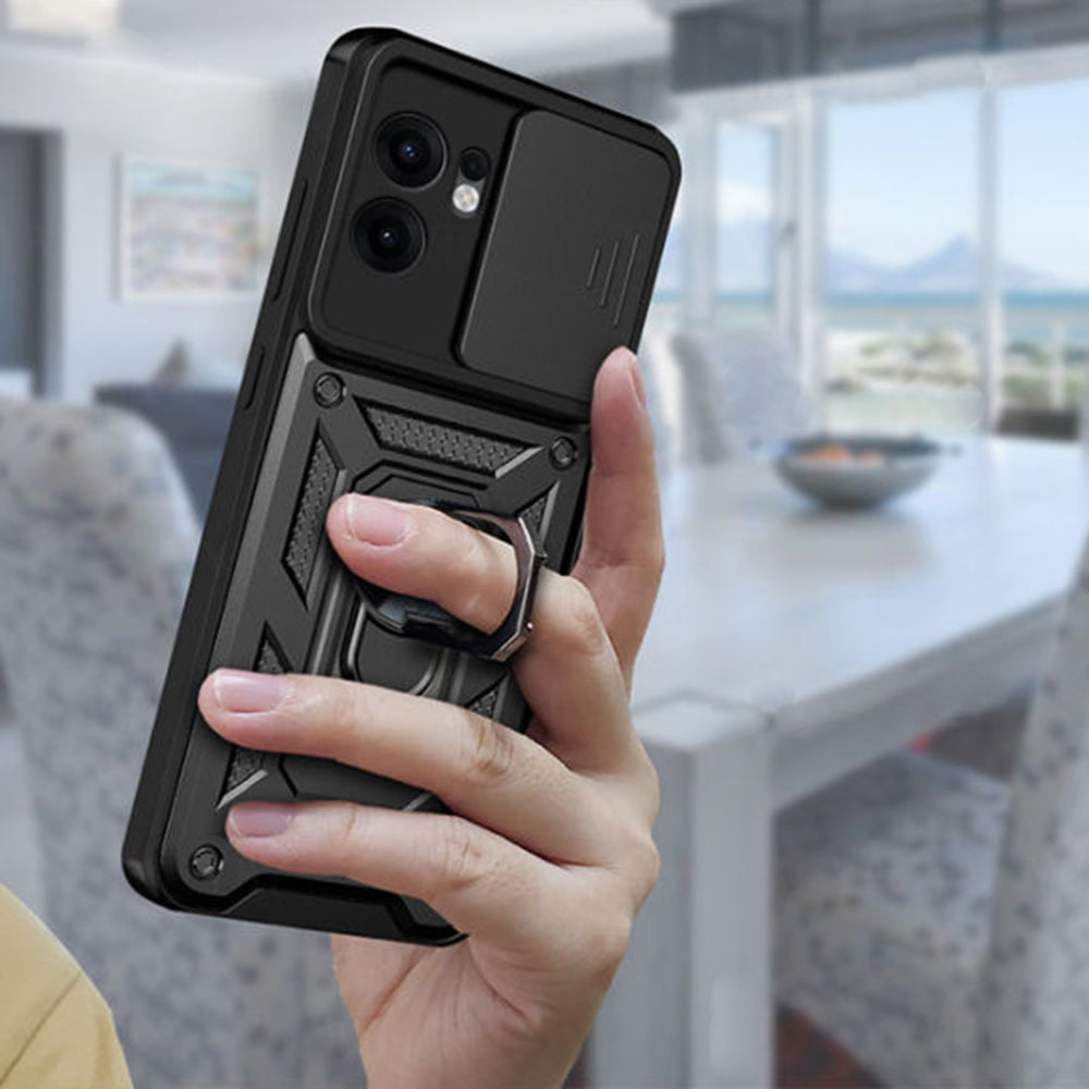 Θήκη για Oppo Reno13 FS 5G / Reno13 F 4G / Reno13 F, Techsuit, CamShield, Μπλε
