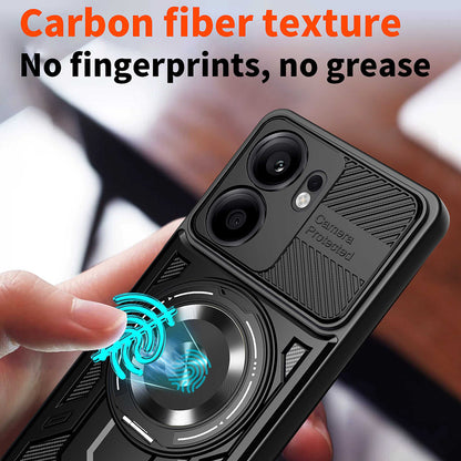 Θήκη για Oppo Reno13 FS 5G / Reno13 F 4G / Reno13 F, Techsuit, RuggedCam, Γκρι
