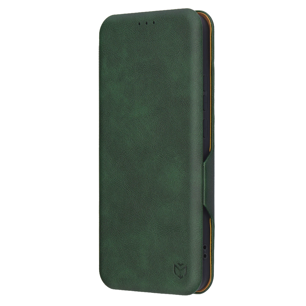 Θήκη για Oppo Reno13 FS 5G / Reno13 F 4G / Reno13 F, Techsuit, Safe Wallet Plus, Πράσινο