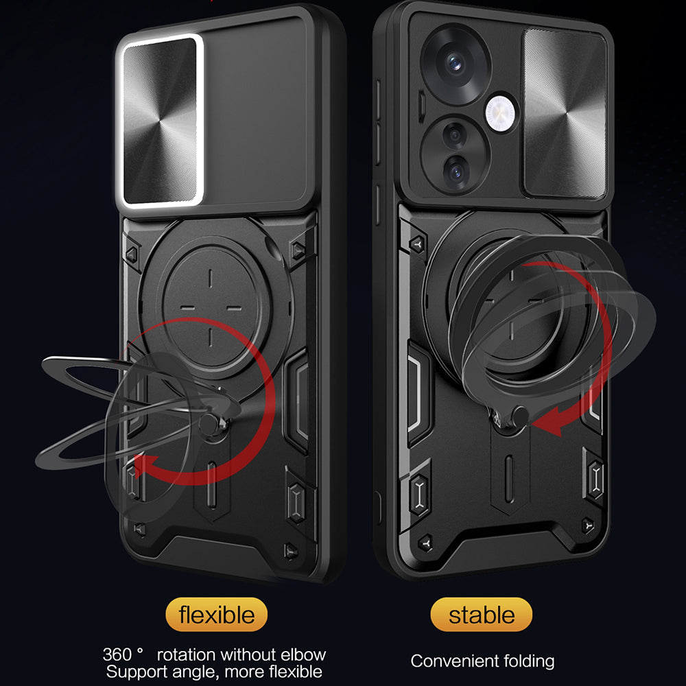 Θήκη για Oppo Reno13 Pro, Techsuit, CamGuard Pro, Κόκκινο
